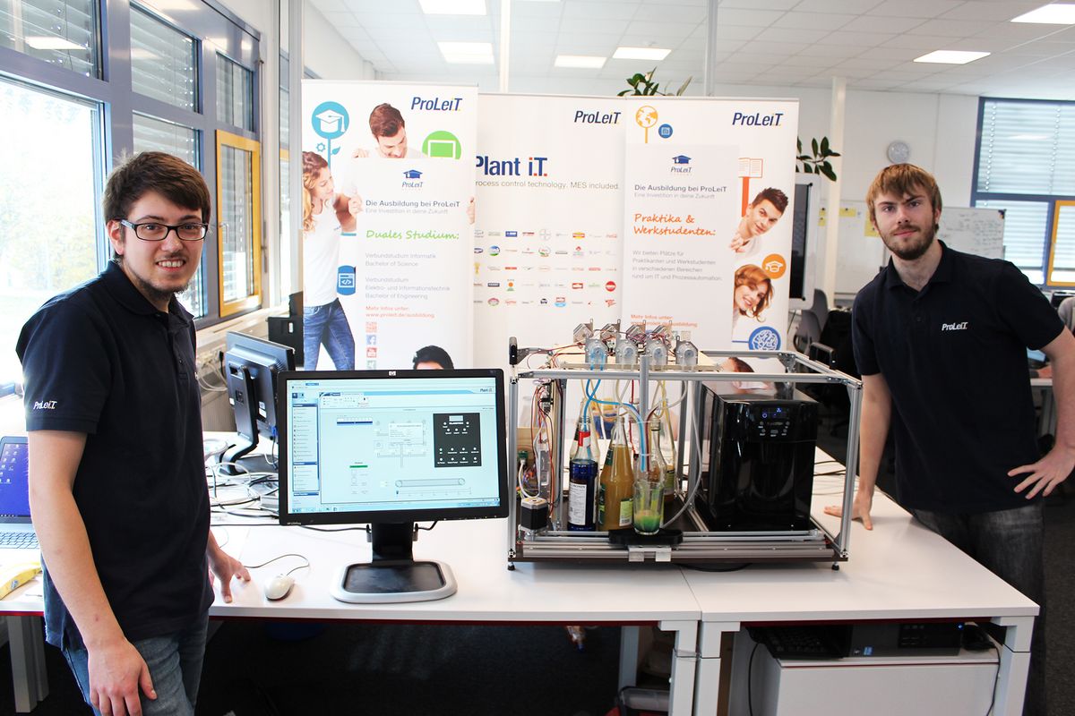 Automated cocktail mixer – invented by our trainees 